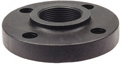 NIBCO - 3" Pipe, 7-1/2" OD, Polypropylene Threaded Pipe Flange - Schedule 80, Black - Exact Tooling