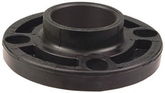 NIBCO - 3" Pipe, 7-1/2" OD, Polypropylene Threaded Pipe Flange - Schedule 80, Black - Exact Tooling