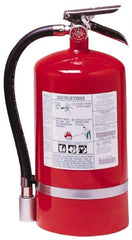 Kidde - 15.5 Lb, 2-A:10-B:C Rated, Halotron Fire Extinguisher - 7-1/4" Diam x 17.12" High, 125 psi, 18' Discharge in 14 sec, Steel Cylinder - Exact Tooling