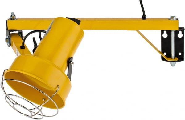 Fostoria - 40 Inch, Pivot, Bracket Mounted, Incandescent, Yellow, Dock Light - 300 Watt, 120 Volt, Nonmagnifying - Exact Tooling