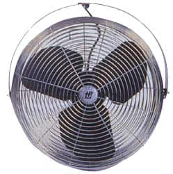 Fostoria - Aluminum & Steel Task & Machine Light Loading Dock Arm Fan - For Use with Fostoria Loading Dock Lights - Exact Tooling