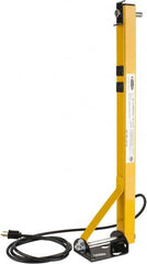 TPI - 24" Long, Steel Task & Machine Light Mounting Arm - Yellow, For Use with Dock Lights - Exact Tooling