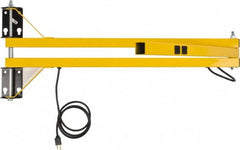 TPI - 60" Long, Steel Task & Machine Light Mounting Arm - Yellow, For Use with Dock Lights - Exact Tooling