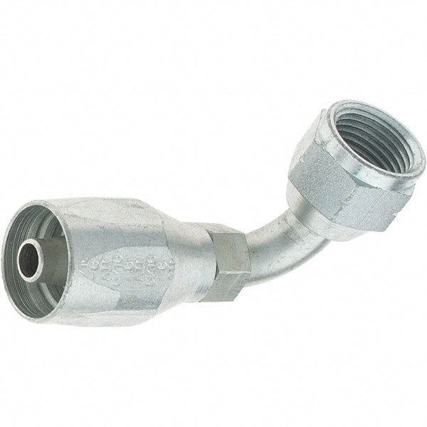 Eaton - 5/8-18 Female SAE, Reusable Hose Female Swivel Fitting - 5/16" Hose ID - Exact Tooling