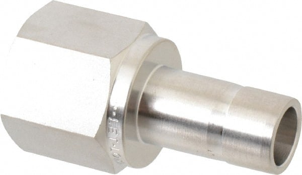 Ham-Let - 1/2" OD, Grade 316Stainless Steel Adapter - Tube Stub x FNPT Ends - Exact Tooling