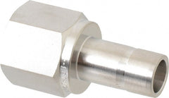 Ham-Let - 1/2" OD, Grade 316Stainless Steel Adapter - Tube Stub x FNPT Ends - Exact Tooling