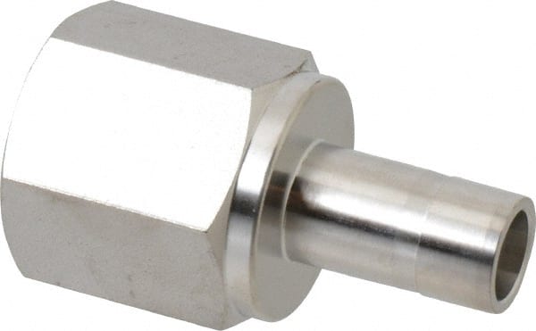 Ham-Let - 1/2" OD, Grade 316Stainless Steel Adapter - Tube Stub x FNPT Ends - Exact Tooling