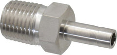 Ham-Let - 1/4" OD, Grade 316Stainless Steel Adapter - Tube Stub x MNPT Ends - Exact Tooling