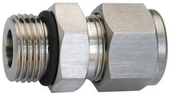 Ham-Let - 3/4" OD, Grade 316Stainless Steel Male Connector - Comp x Male SAE Ends - Exact Tooling