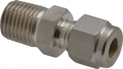 Ham-Let - 1/4" OD, Grade 316Stainless Steel Male Connector - Comp x MNPT Ends - Exact Tooling