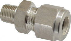 Ham-Let - 3/8" OD, Grade 316Stainless Steel Male Connector - Comp x MNPT Ends - Exact Tooling
