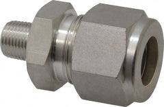 Ham-Let - 1/2" OD, Grade 316Stainless Steel Male Connector - Comp x MNPT Ends - Exact Tooling