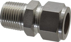 Ham-Let - 5/8" OD, Grade 316Stainless Steel Male Connector - Comp x MNPT Ends - Exact Tooling