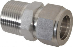 Ham-Let - 3/4" OD, Grade 316Stainless Steel Male Connector - Comp x MNPT Ends - Exact Tooling