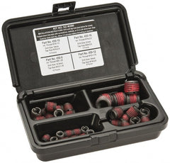 E-Z LOK - 33 Inserts, M8x1.25 - M16x2.00 Internal Thread, M8 - M16 Metric Coarse, Carbon Steel, Thread Repair Kit - Exact Tooling