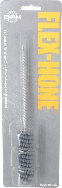 Brush Research Mfg. - 7/8" Bore Diam, 320 Grit, Silicon Carbide Flexible Hone - Extra Fine, 8" OAL - Exact Tooling