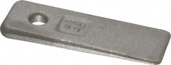 Gibraltar - 3" OAL, Carbon Steel Clamp Wedge - 1" Wide, 1/4" at Thick End, Class CA Grade - Exact Tooling