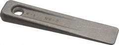 Gibraltar - 5" OAL, Carbon Steel Clamp Wedge - 1" Wide, 1/2" at Thick End, Class CA Grade - Exact Tooling