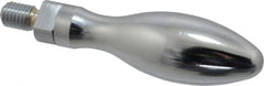 Gibraltar - M10x1.5 Threaded Stem, Revolving Handwheel & Machine Handle - Steel Bulb Shape Handle, Steel Stem - Exact Tooling