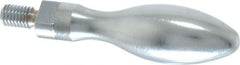 Gibraltar - M8x1.25 Threaded Stem, Revolving Handwheel & Machine Handle - Steel Bulb Shape Handle, Steel Stem - Exact Tooling