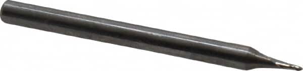 Magafor - 0.9mm Body Diam, 90°, 1-1/2" OAL, Solid Carbide Spotting Drill - Exact Tooling