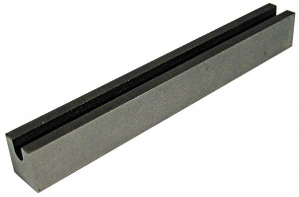 Eclipse - 1/4" Channel Width, 6" Long, 15 kg Max Pull Force, Rectangle Alnico Channel Magnet - 3/4" Overall Width, 550°C Max Operating Temp, 1/2" High, Grade 5 Alnico - Exact Tooling