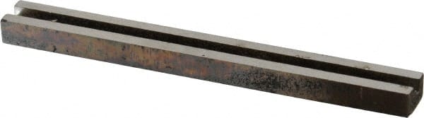 Eclipse - 3/16" Channel Width, 5" Long, 5 kg Max Pull Force, Rectangle Alnico Channel Magnet - 1/2" Overall Width, 550°C Max Operating Temp, 3/8" High, Grade 5 Alnico - Exact Tooling