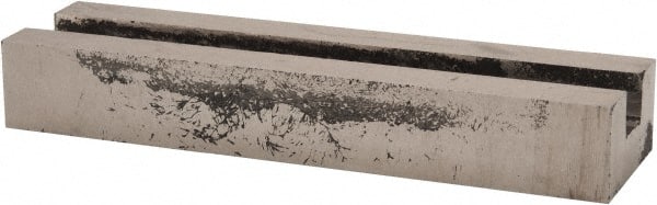 Eclipse - 1/2" Channel Width, 6" Long, 36 kg Max Pull Force, Rectangle Alnico Channel Magnet - 1-1/2" Overall Width, 550°C Max Operating Temp, 7/8" High, Grade 5 Alnico - Exact Tooling