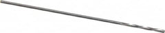 Magafor - 0.6198mm Solid Carbide 4 Flute Chucking Reamer - Spiral Flute, 0.0244" Straight Shank, 9/32" Flute Length, 1-5/16" OAL - Exact Tooling