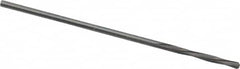 Magafor - 1.0998mm Solid Carbide 4 Flute Chucking Reamer - Spiral Flute, 0.0433" Straight Shank, 25/64" Flute Length, 1-9/16" OAL - Exact Tooling