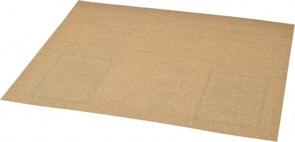 3M - 120 Grit, Aluminum Oxide Sanding Sheet - 11" Long x 9" Wide, Fine Grade, A Weighted Paper Backing - Exact Tooling