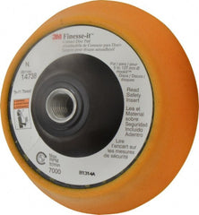 3M - 5" Diam Hook & Loop Disc Backing Pad - Soft Density, 7,000 RPM - Exact Tooling