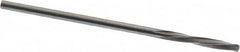 Magafor - 1.5189mm Solid Carbide 4 Flute Chucking Reamer - Spiral Flute, 0.0598" Straight Shank, 25/64" Flute Length, 1-9/16" OAL - Exact Tooling