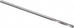 Magafor - 1.6688mm Solid Carbide 4 Flute Chucking Reamer - Spiral Flute, 0.0657" Straight Shank, 7/16" Flute Length, 1-31/32" OAL - Exact Tooling