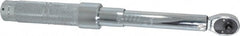 Proto - 1/4" Drive Micrometer Type Ratchet Head Torque Wrench - 40 In/Lb to 200 In/Lb Torque, 11-7/8" OAL, 0.11 N/m Graduation, Ratchet Head - Exact Tooling