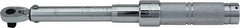 Proto - 3/8" Drive Micrometer Type Ratchet Head Torque Wrench - 200 In/Lb to 119 N/m Torque, 15-1/2" OAL, 5 In/Lb Graduation, Ratchet Head - Exact Tooling
