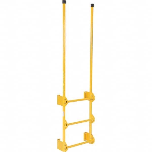 Vestil - 77-1/2" High 300 Lb Capacity 3 Step Fixed Ladder - Exact Tooling