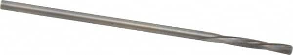 Magafor - 1.7094mm Solid Carbide 4 Flute Chucking Reamer - Spiral Flute, 0.0673" Straight Shank, 7/16" Flute Length, 1-31/32" OAL - Exact Tooling