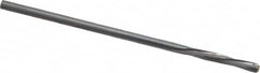 Magafor - 1.7704mm Solid Carbide 4 Flute Chucking Reamer - Spiral Flute, 0.0697" Straight Shank, 7/16" Flute Length, 1-31/32" OAL - Exact Tooling