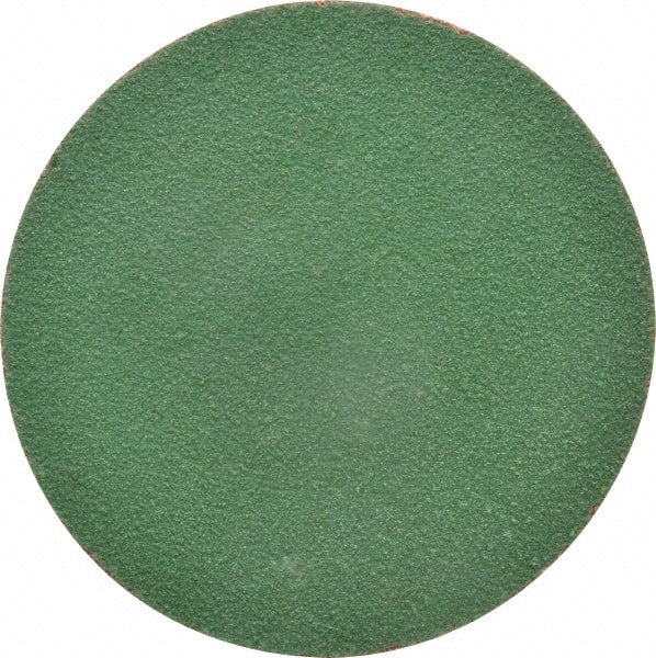 Merit Abrasives - 3" Disc Diam, 120 Grit, Zirconia Alumina Quick Change Disc - Type R Attaching System, Coated, Blue, Fine Grade, 20,000 RPM, R801 Series - Exact Tooling