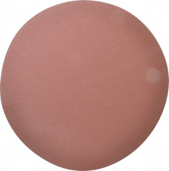 Merit Abrasives - 14" Diam, 80 Grit Aluminum Oxide Adhesive PSA Disc - Coarse Grade, Black, Cloth Backing, Flexible, Use with Stationary Disc Sanders - Exact Tooling