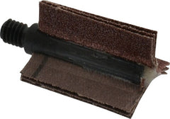 Merit Abrasives - 60 Grit, Coated, Aluminum Oxide Bore Polisher - Medium Grade, 25,000 RPM, Polishes Bores with 5/8 to 1" Diam - Exact Tooling