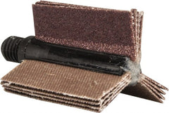 Merit Abrasives - 80 Grit, Coated, Aluminum Oxide Bore Polisher - Medium Grade, 25,000 RPM, Polishes Bores with 5/8 to 1" Diam - Exact Tooling