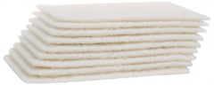 Merit Abrasives - Hand Pad - White, 6" Wide x 9" Long, Nonwoven - Exact Tooling