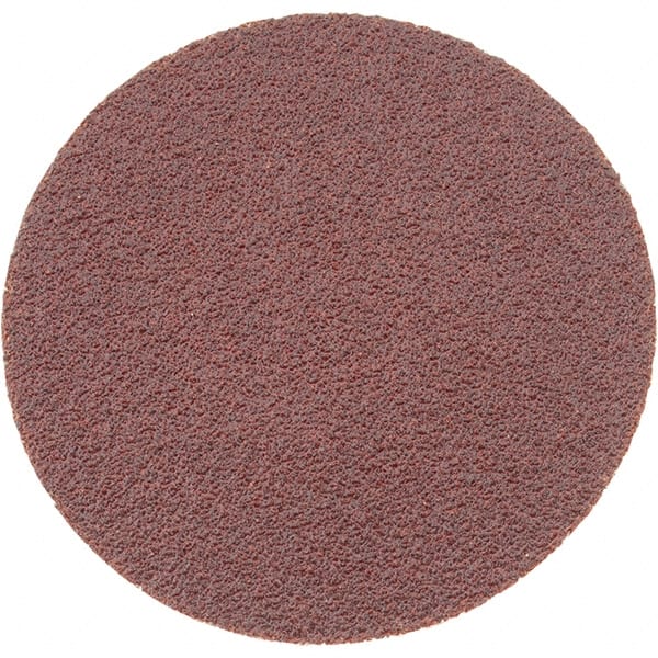 Merit Abrasives - 2" Disc Diam, 80 Grit, Aluminum Oxide Quick Change Disc - Type P Attaching System, Coated, Medium Grade, 30,000 RPM, R801 Series - Exact Tooling