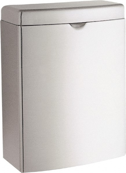 Bobrick - Stainless Steel Feminine Hygiene Product Receptacle - Surface Mount, 10" High x 7-1/2" Wide x 3-13/16" Deep - Exact Tooling