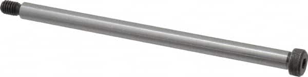 Value Collection - 3/8" Shoulder Diam x 6" Shoulder Length, 5/16-18 UNC, Hex Socket Shoulder Screw - 4140 Alloy Steel, Uncoated, 1/4" Head Height x 9/16" Head Diam - Exact Tooling