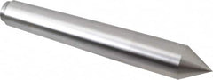 Riten - 1.289" Head Diam, Hardened Tool Steel Standard Point Solid Dead Center - B&S 10 Brown & Sharpe Taper, 1.289" Point Diam, 8-9/16" OAL - Exact Tooling