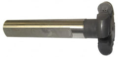 Cutting Tool Technologies - Shank Connection, 3/16" Cutting Width, 1/2" Depth of Cut, 2" Cutter Diam, Indexable Slotting Cutter - 1" Shank Diam, RT Toolholder, RDC 1.51.5 Insert - Exact Tooling