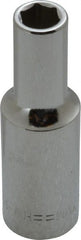 Blackhawk by Proto - 3/8" Drive, Deep Hand Socket - 6 Points, 2-7/64" OAL, Chrome Finish - Exact Tooling